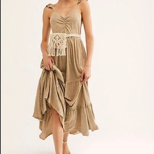FREE PEOPLE LANGLY MAXI DRESS